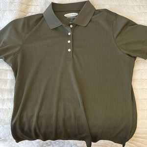 Collar shirt athletic material